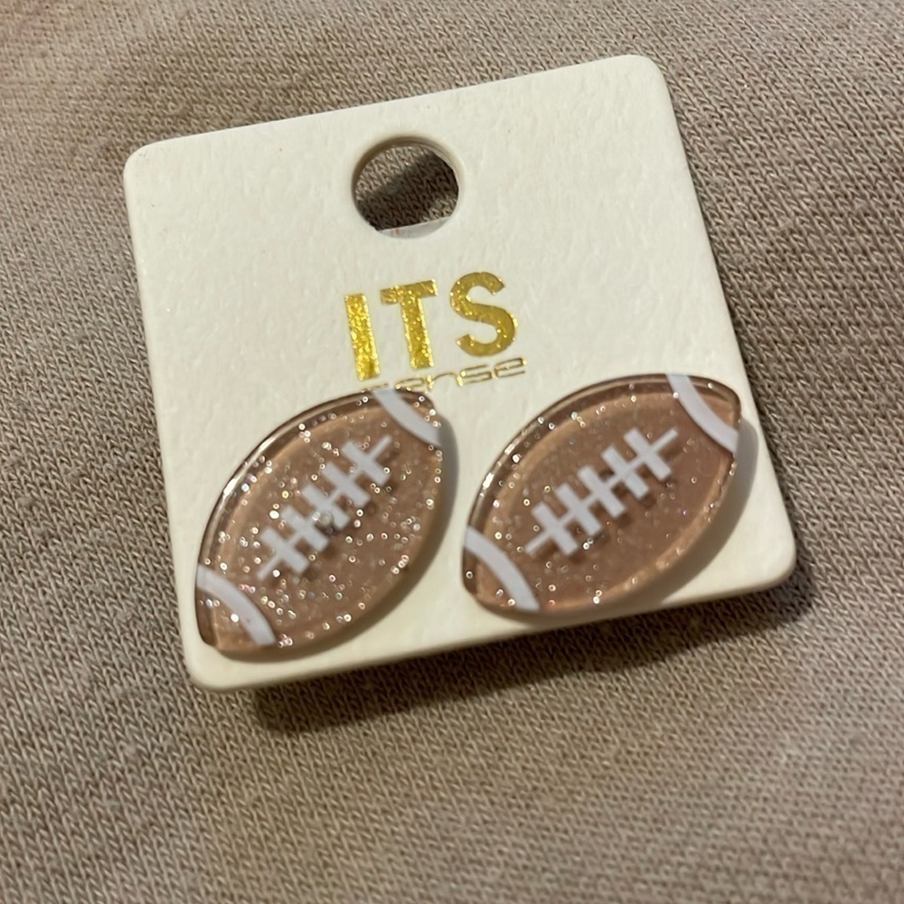 🏈 Football Earrings
